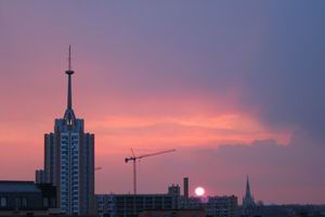 zonsondergang