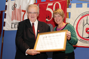 Overhandiging Unescocertificaat Jaartallen