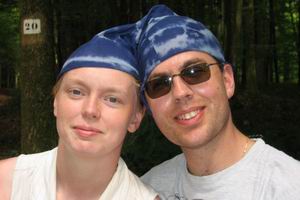 Bert en Linda op huwelijksreis